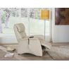Fauteuil relax électrique H 112 cm en cuir QUATUOR 9721 avec lift de la marque HIMOLLA