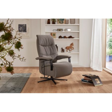 Fauteuil relax électrique en tissu EASY SWING 7050 taille L de la marque HIMOLLA
