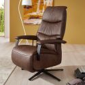 Fauteuil relax électrique en cuir EASY SWING 7050 taille S de la marque HIMOLLA
