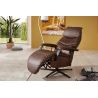 Fauteuil relax électrique en cuir EASY SWING 7050 taille L de la marque HIMOLLA