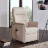 Fauteuil relax électrique H 107 cm en cuir QUARTETT 9051 avec lift de la marque HIMOLLA