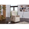Fauteuil relax électrique H 112 cm en cuir QUARTETT 9051 avec lift de la marque HIMOLLA