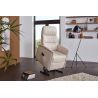 Fauteuil relax électrique H 112 cm en cuir QUARTETT 9051 avec lift de la marque HIMOLLA