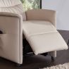 Fauteuil relax électrique H 112 cm en cuir QUARTETT 9051 avec lift de la marque HIMOLLA