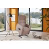 Fauteuil relax électrique H 107 cm en tissu QUARTETT 9051 avec lift de la marque HIMOLLA