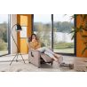 Fauteuil relax électrique H 112 cm en tissu QUARTETT 9051 avec lift de la marque HIMOLLA