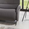 Canapé 3 places 197 cm en tissu CUMULY COMFORT 4051 avec 2 relax électriques de la marque HIMOLLA