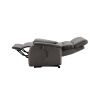 Fauteuil relax électrique en tissu gris ATHENA 4 moteurs avec lift