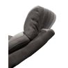 Fauteuil relax électrique en tissu gris ATHENA 4 moteurs avec lift