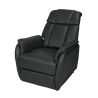 Fauteuil relax électrique HARLOW en cuir pvc noir avec lift