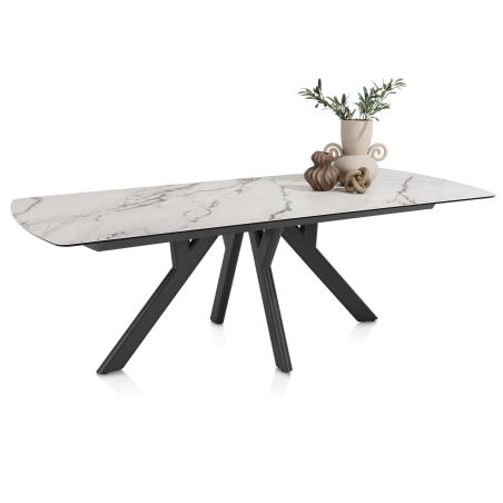 Vegas, table 230 x 100 cm - céramique sur verre - henders and Hazel