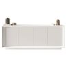 Buffet 207 cm 4 portes ANABELLA 2 BLANC MAT