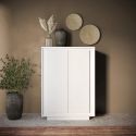 Buffet haut 2 portes ANABELLA 2 BLANC MAT