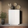 Buffet haut 2 portes ANABELLA 2 BLANC MAT