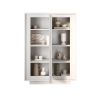 Buffet haut 2 portes ANABELLA 2 BLANC MAT