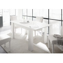 Table extensible ANABELLA 2 BLANC MAT 137(+48) x 90 cm 