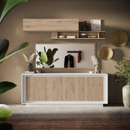 copy ofBuffet 207 cm 4 portes ANABELLA 2 BLANC CADIZ