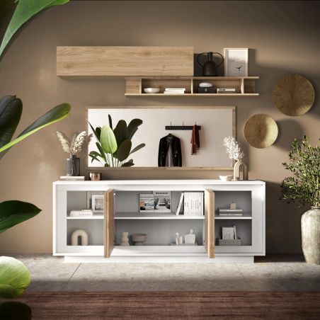 copy ofBuffet 207 cm 4 portes ANABELLA 2 BLANC CADIZ