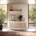 Buffet 2 portes 3 tiroirs ANABELLA 2 BLANC CADIZ