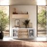 Buffet 2 portes 3 tiroirs ANABELLA 2 BLANC CADIZ