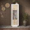 Vitrine 1 porte ANABELLA 2 BLANC CADIZ