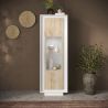 Vitrine 1 porte ANABELLA 2 BLANC CADIZ