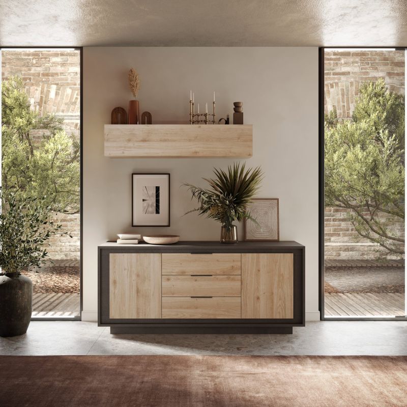 Buffet 2 portes 3 tiroirs ANABELLA 2 LAVE CADIZ