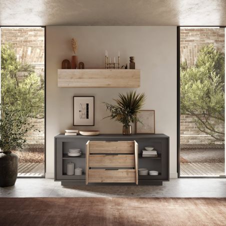 Buffet 2 portes 3 tiroirs ANABELLA 2 LAVE CADIZ