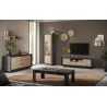 Meuble TV 2 portes 1 tiroir et 1 niche ANABELLA 2 LAVE CADIZ