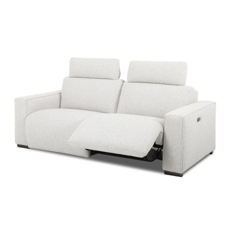 Canapé 3 places DOUGLAS en tissu avec 2 relax électriques