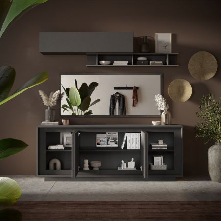 Buffet 207 cm 4 portes ANABELLA 2 LAVE