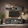 Meuble TV 2 portes 1 tiroir et 1 niche ANABELLA 2 LAVE