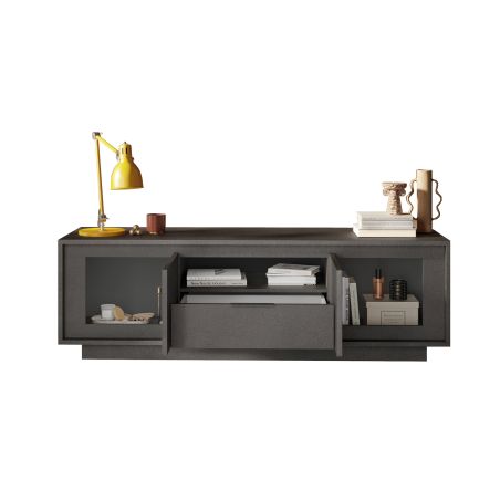 Meuble TV 2 portes 1 tiroir et 1 niche ANABELLA 2 LAVE