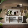 Buffet 207 cm 4 portes ANABELLA 2 BLANC MERCURE
