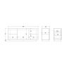 Buffet 2 portes 3 tiroirs ANABELLA 2 LAVE MERCURE