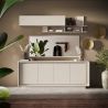 Buffet 207 cm 4 portes ANABELLA 2 CACHEMIRE MAT