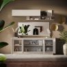 Buffet 207 cm 4 portes ANABELLA 2 CACHEMIRE MAT