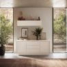 Buffet 2 portes 3 tiroirs ANABELLA 2 CACHEMIRE MAT