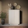Buffet haut 2 portes ANABELLA 2 CACHEMIRE MAT