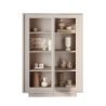 Buffet haut 2 portes ANABELLA 2 CACHEMIRE MAT