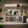 Buffet 207 cm 4 portes ANABELLA 2 CACHEMIRE MAT CADIZ