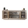 Buffet 207 cm 4 portes ANABELLA 2 CACHEMIRE MAT CADIZ