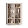 Buffet haut 2 portes ANABELLA 2 CACHEMIRE MAT CADIZ