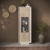 Vitrine 1 porte ANABELLA 2 CACHEMIRE MAT CADIZ