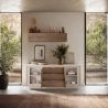 Buffet 2 portes 3 tiroirs ANABELLA 2 CACHEMIRE MERCURE