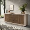 Buffet 2 portes 3 tiroirs ANABELLA 2 CACHEMIRE MERCURE