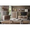 Buffet haut 2 portes ANABELLA 2 CACHEMIRE MERCURE