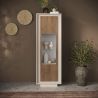 Vitrine 1 porte ANABELLA 2 CACHEMIRE MERCURE