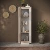 Vitrine 1 porte ANABELLA 2 CACHEMIRE MERCURE