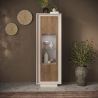 Vitrine 1 porte ANABELLA 2 CACHEMIRE MERCURE